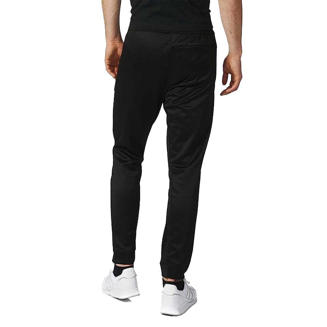 adidas Men Originals BLK/WVN T90 Track Pants - Black