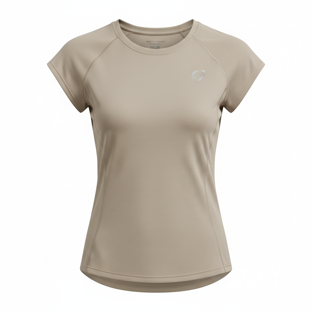 Women's Black Athletic Short Sleeve Shirt – Moisture-Wicking Training Top